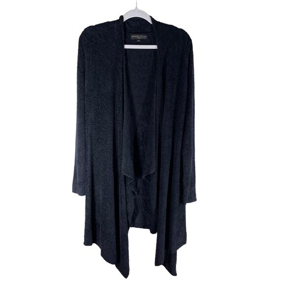 Barefoot Dreams Bamboo Chic Lite Black Calypso Wrap Cardigan 436 Small / Medium - Picture 4 of 8